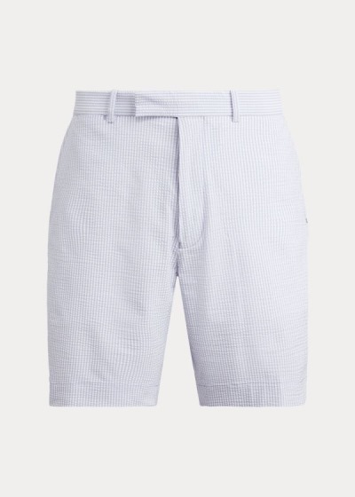 Ralph Lauren Classic Fit Seersucker Shorts Herre Danmark (ZJCGE7850)